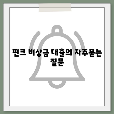 핀크 비상금 대출