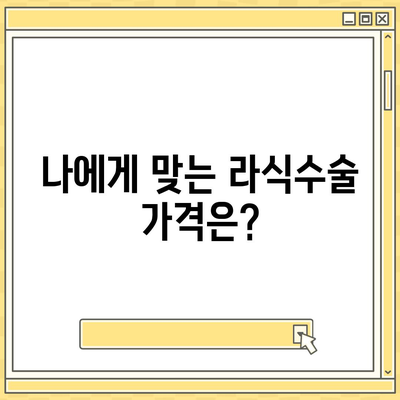 라식수술 가격