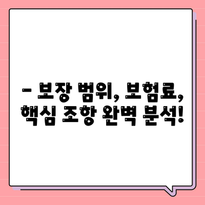 건강보험 약관 완벽 가이드| 핵심 조항 해설 및 나에게 맞는 보장 찾기 | 건강보험, 보장 분석, 보험료, 가입 팁