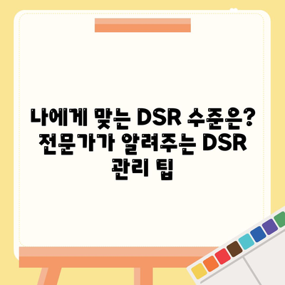 dsr 계산기