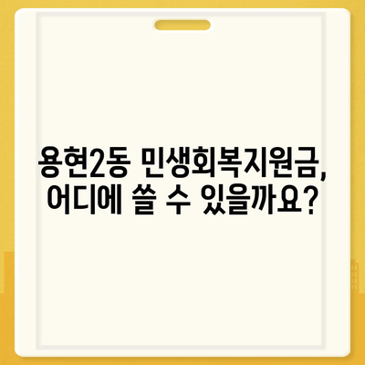 인천시 미추홀구 용현2동 민생회복지원금 | 신청 | 신청방법 | 대상 | 지급일 | 사용처 | 전국민 | 이재명 | 2024