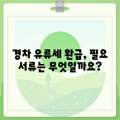 경차 유류세 환급 받는 방법| 자세한 안내 및 필요 서류 | 경차, 유류세, 환급, 절세 팁