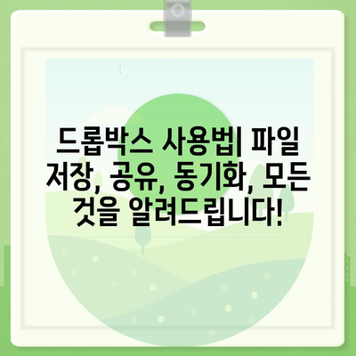 드롭박스 다운로드 및 설치 완벽 가이드 | PC, 모바일, 무료, 유료