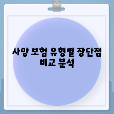 나에게 맞는 사망 보험 설계 전략|  필요한 보장과 금액, 그리고 유형까지 완벽 가이드 | 사망보험, 보장 분석, 설계 팁