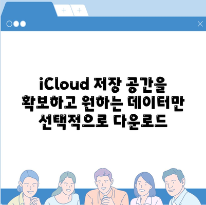 iCloud 다운로드 방법| 파일, 사진, 백업 완벽 가이드 | 아이클라우드, 데이터 전송, iPhone, iPad, Mac