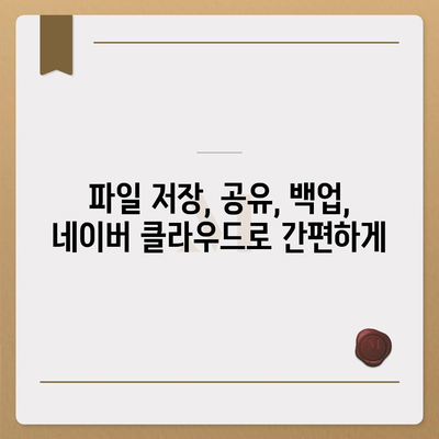 네이버 클라우드 다운로드 가이드| 파일 저장, 공유, 백업까지 완벽하게 | 클라우드 저장 공간, 데이터 관리, 네이버 클라우드 플랫폼