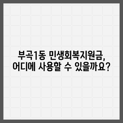 부산시 금정구 부곡1동 민생회복지원금 | 신청 | 신청방법 | 대상 | 지급일 | 사용처 | 전국민 | 이재명 | 2024