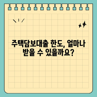 주택담보대출 한도, 내 집 마련의 첫걸음! 지금 바로 확인하세요 | 주택담보대출, 한도 조회, 대출 조건, 금리 비교