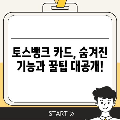 토스뱅크 카드, 나에게 맞는 카드는? | 토스뱅크, 체크카드, 신용카드, 추천, 비교