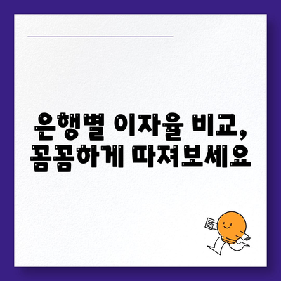 자동차 담보대출 이자율 비교 & 계산| 나에게 맞는 최적의 조건 찾기 | 자동차 담보대출, 이자율 비교, 대출 계산, 금리