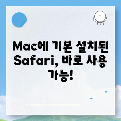 Mac에서 Safari 다운로드하기|  초보자를 위한 완벽 가이드 | macOS, 웹 브라우저, 다운로드, 설치