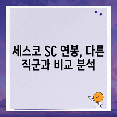 세스코 SC 연봉| 2023년 최신 정보 & 현실적인 연봉 수준 | 세스코, SC, 연봉, 급여, 채용