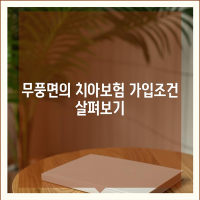 2024년 전라북도 무주군 무풍면 치아보험 가격 비교 및 추천 | 치과보험, 에이스, 라이나, 가입조건 안내