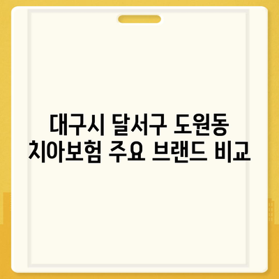 대구시 달서구 도원동 치아보험 가격 비교 및 추천 가이드 | 에이스, 라이나, 가입조건, 2024년 최신 정보