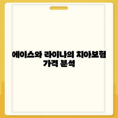 서울시 성동구 성수2가제3동 치아보험 가격 비교와 추천 가이드 | 치과보험, 에이스, 라이나, 가입조건, 2024