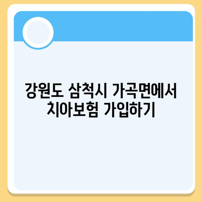 강원도 삼척시 가곡면 치아보험 가격 비교 및 추천 가이드 | 치과보험, 에이스, 라이나, 가입조건, 2024