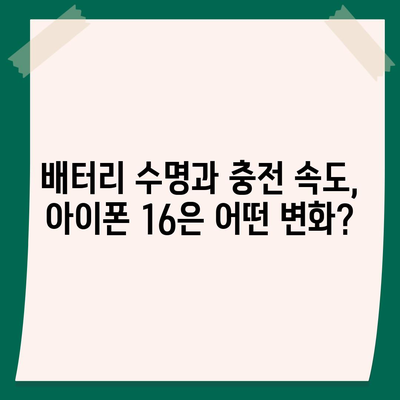 아이폰 16 배터리 역량 | 예상치를 뛰어넘나?