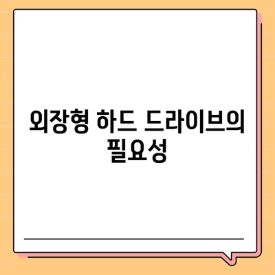 아이폰16 호환 외장형 하드 드라이브 | 저장 용량 확장