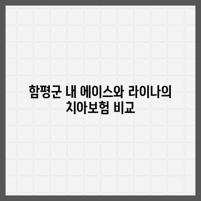 전라남도 함평군 신광면 치아보험 가격 비교 및 추천 가이드 | 에이스, 라이나, 가입 조건, 2024년도 정보