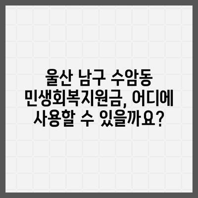 울산시 남구 수암동 민생회복지원금 | 신청 | 신청방법 | 대상 | 지급일 | 사용처 | 전국민 | 이재명 | 2024