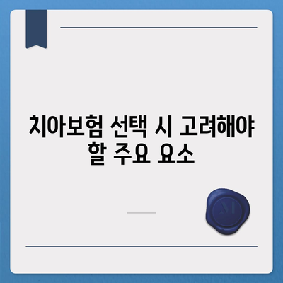 치아보험을 추천하는 5가지 이유와 선택 팁 | 치과, 보험, 건강 관리