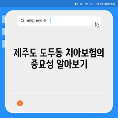 제주도 제주시 도두동 치아보험 가격 비교 가이드 | 에이스, 라이나 보험 추천 및 가입조건 2024"