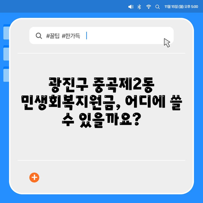 서울시 광진구 중곡제2동 민생회복지원금 | 신청 | 신청방법 | 대상 | 지급일 | 사용처 | 전국민 | 이재명 | 2024