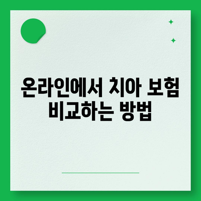 치아 보험 가입 조건 간편하게 확인하는 5가지 방법 | 치아 보험, 가입 조건, 효율적인 검토