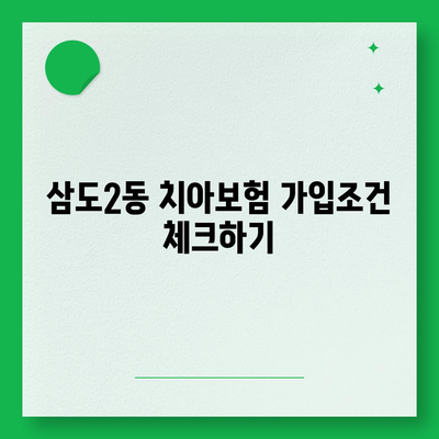 제주도 제주시 삼도2동 치아보험 가격 비교 및 추천 | 에이스, 라이나 | 가입조건과 2024 최신 정보"