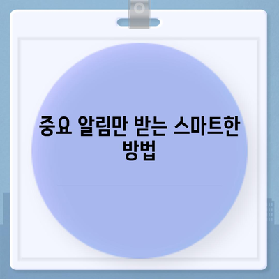 카카오톡 알림 권한 관리 | 중요한 정보 보호