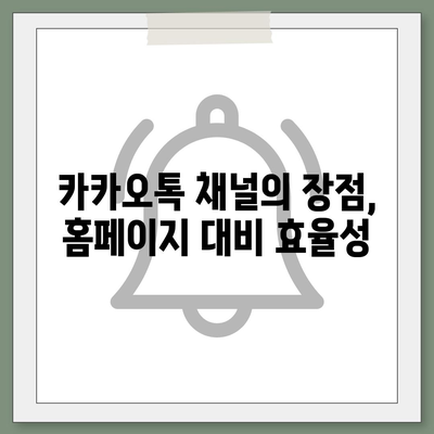 홈페이지 대신 카카오톡 채널 개설