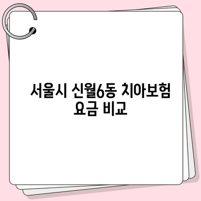 서울시 양천구 신월6동 치아보험 가격과 가입조건 비교 가이드 | 치과보험, 에이스, 라이나, 2024 추천 목록