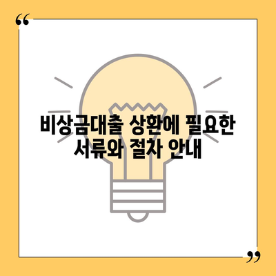 카카오뱅크 비상금대출 상환