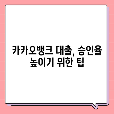 카카오뱅크 비상금대출 거절