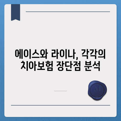 치아보험 가격 비교| 세종시 소정면 에이스와 라이나 추천 | 치과보험, 가입조건, 2024년 정보 안내