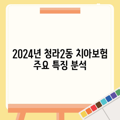 2024 인천시 서구 청라2동 치아보험 가격 비교 및 추천 | 치과보험, 에이스, 라이나, 가입조건 분석"