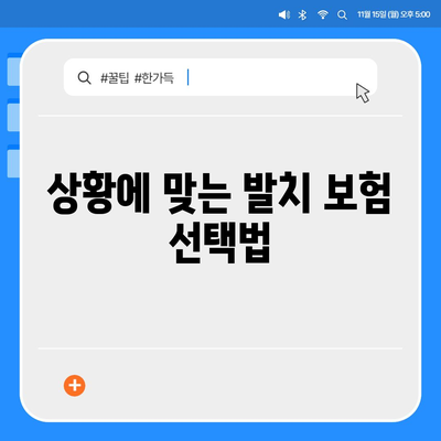 합리적인 가격으로 발치 보험 가입하기 위한 실용 가이드 | 발치 보험, 비용 절감, 가입 방법