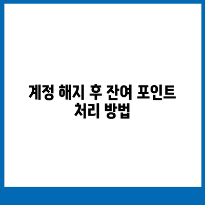 카카오페이 계정 탈퇴 및 해지 주의사항