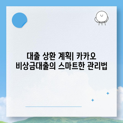 카카오 비상금대출