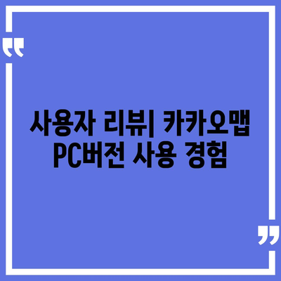 카카오맵 pc버전