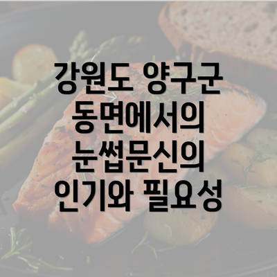 강원도 양구군 동면에서의 눈썹문신의 인기와 필요성