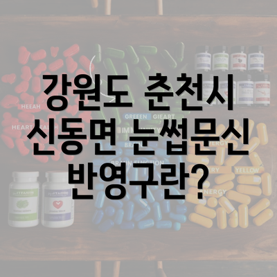 강원도 춘천시 신동면 눈썹문신 반영구란?