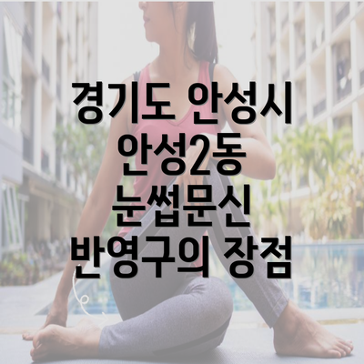 경기도 안성시 안성2동 눈썹문신 반영구의 장점