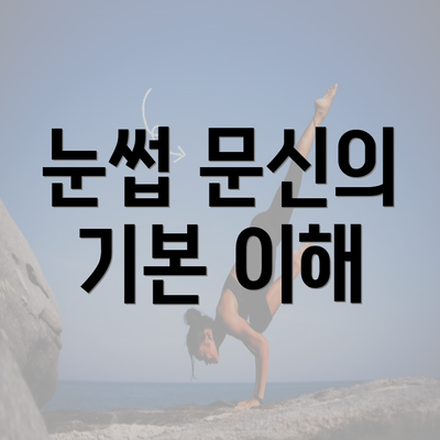 눈썹 문신의 기본 이해