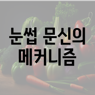 눈썹 문신의 메커니즘