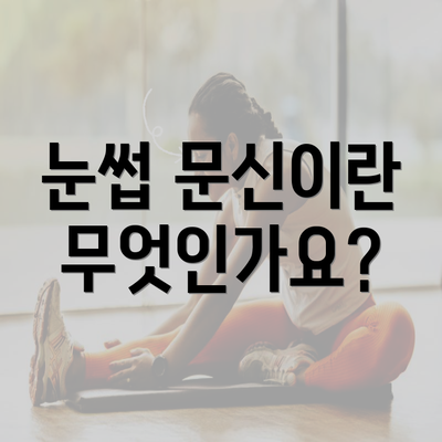 눈썹 문신이란 무엇인가요?