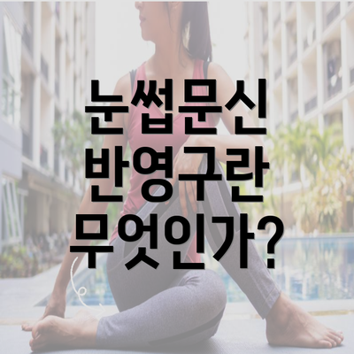 눈썹문신 반영구란 무엇인가?