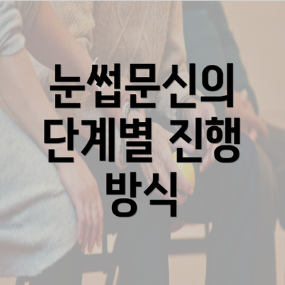 눈썹문신의 단계별 진행 방식