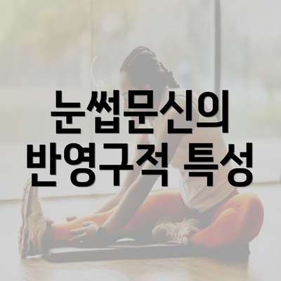 눈썹문신의 반영구적 특성