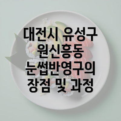 대전시 유성구 원신흥동 눈썹반영구의 장점 및 과정